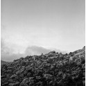 Fotografía monte de piedras en Marco 23x23cm